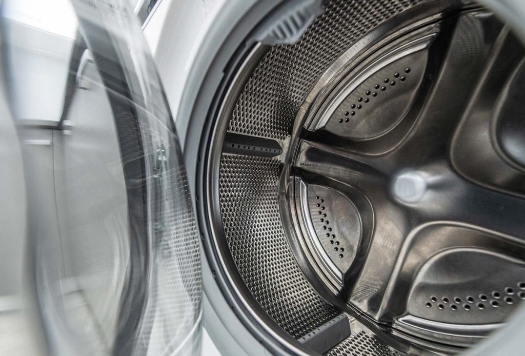 a clean washing machine drum