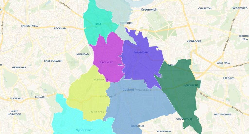 postcode map area of end of tenancy cleaning by skycleaners