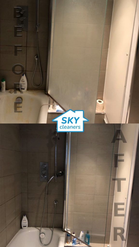 end of tenancy cleaning before after london