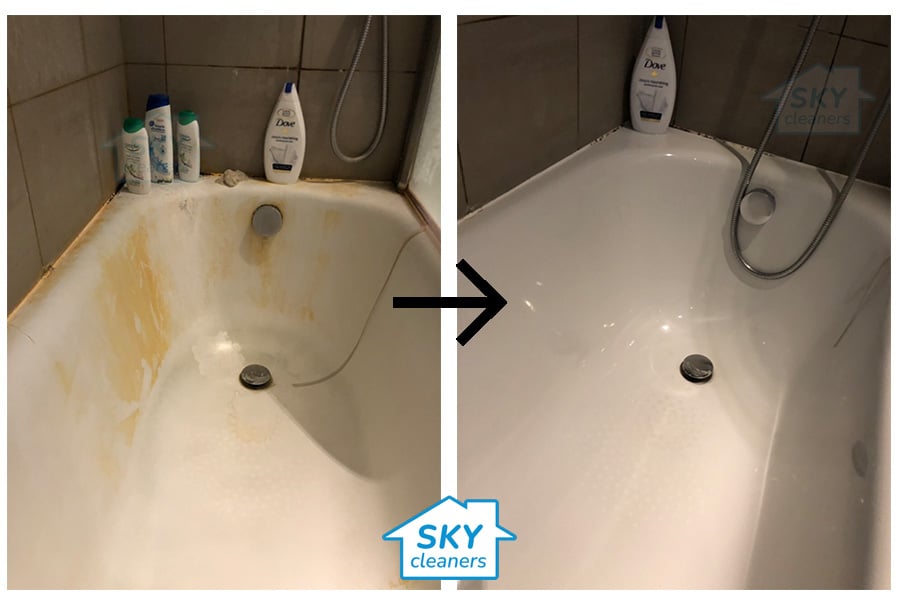 bathtub before and after